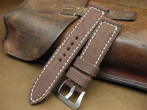 vintager panerai rolled dark american canvas|Canvas Watch Bands for Panerai – PaneraiBands.com.